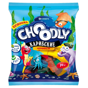 Мармелад CHOОDLY 70г (в ассортименте) (ESSEN) Мармелад CHOОDLY 70г (в ассортименте) (ESSEN)