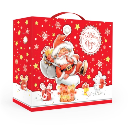Новогодняя упаковка «Чемоданчик Дед Мороз»