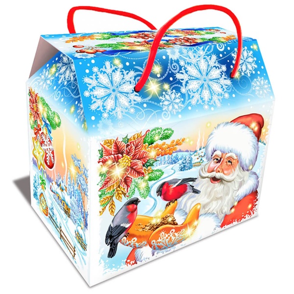 Сумочка снегири 1000г Премиум