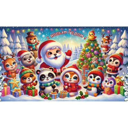 Подарок новогодний «Утренник (туба большая)» 800г Люкс Т26-07бл