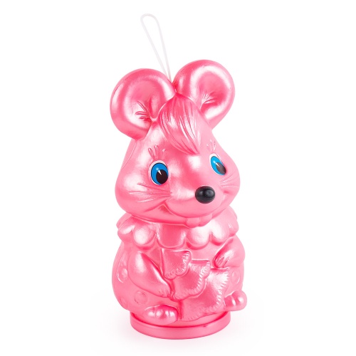 Новогодняя упаковка «Мышонок с елочкой (розовый)»