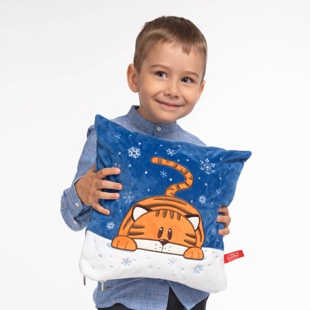 Новогодняя упаковка «Подушка Снежок» УТТ-16