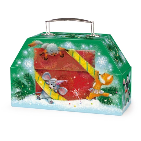 Новогодняя упаковка «Сундучок «Сюрприз» ПКП-05